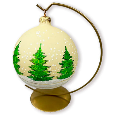 Handmade Glass Bauble- Mary (Medium)