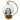 Handmade Glass Bauble- Mary (Medium)