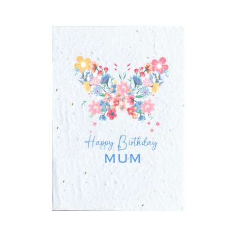 Plantable Seed Card- Birthday Mum