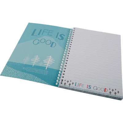 Life is good A5 notebook