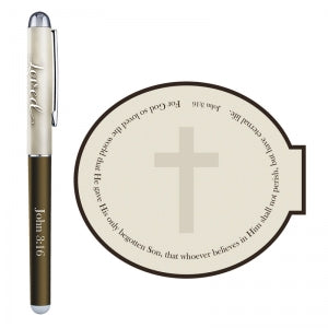 For God So Loved Gift Pen with Notepad
