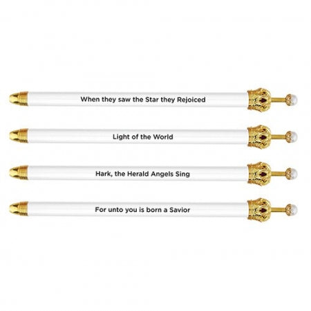 Crown Pen - White Pack of 12