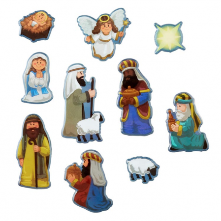 Nativity Puffy Sticker Set