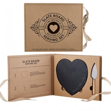 Slate Heart Cutting Board
