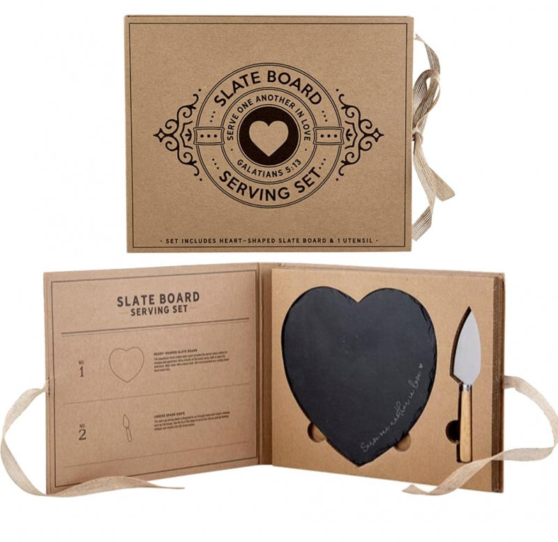 Slate Heart Cutting Board