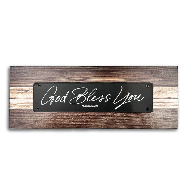 God Bless You - Tabletop Plaque