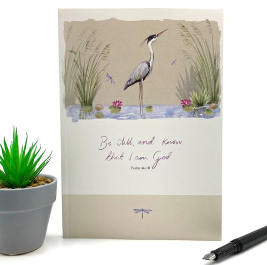 A5 Heron Lined Notebook