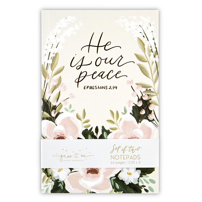 Notebook Set - He is our Peace