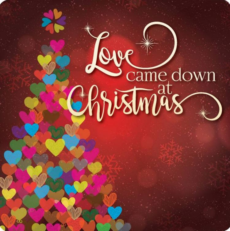 Love came Down Christmas Coaster