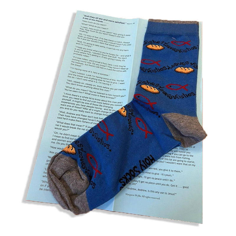 Holy Socks Loaves and Fishes (adult)