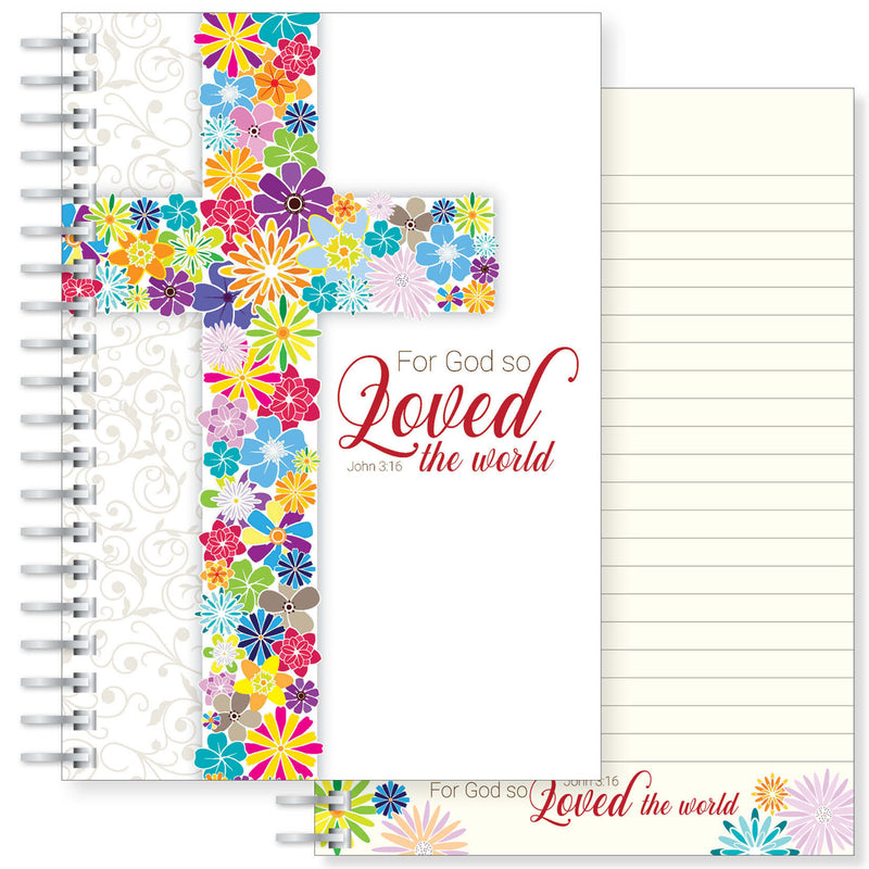God so loved the world A5 notebook