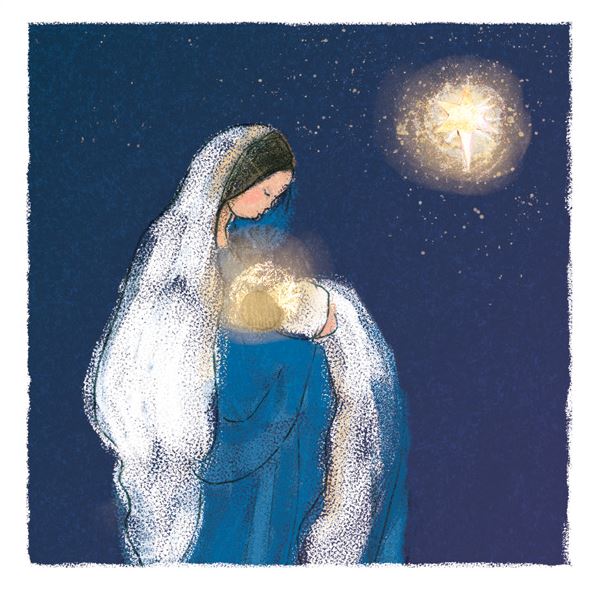 Madonna and Child Christmas Cards - (Pack of 10)