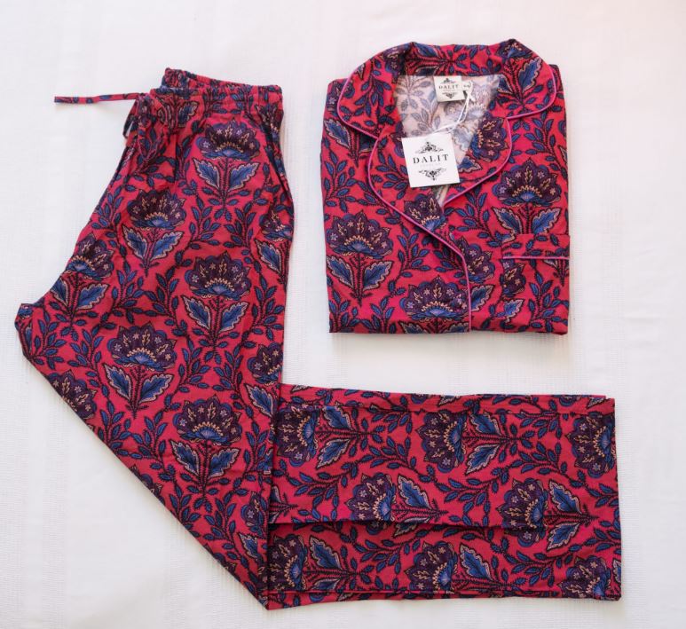 Organic Cotton – Floral Pyjama Set (Various sizes)