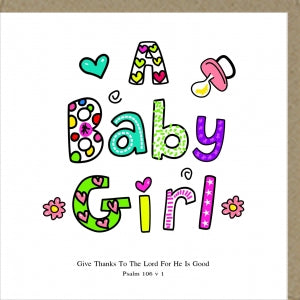 Greetings Card A Baby Girl