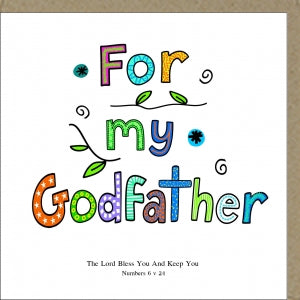 For My Godfather Greeting Card