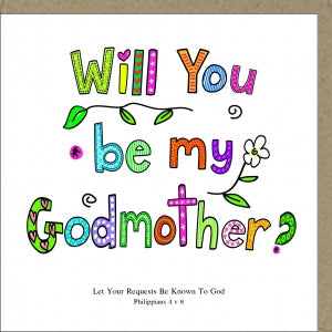 Will You Be My Godmother? Card