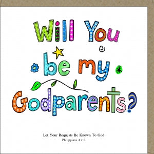 Will You Be My Godparents Card