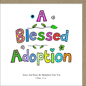 Blessed Adoption Greeting Card