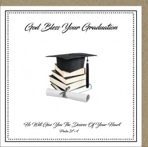 God Bless Your Graduation Greeting Card