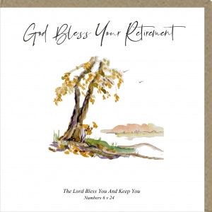 God Bless Your Retirement Greetings Card