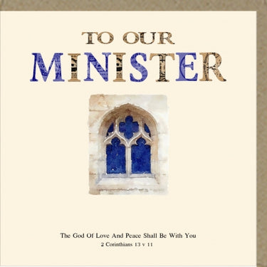 To Our Minister Greetings Card