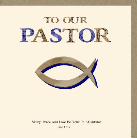 To Our Pastor Greetings Card