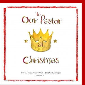 To Our Pastor at Christmas Greetings Card