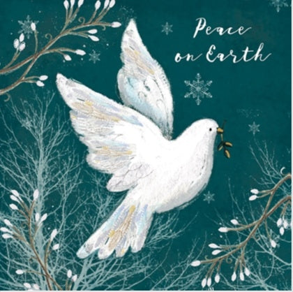 Peace on Earth Dove Christmas Cards (Pack of 10)