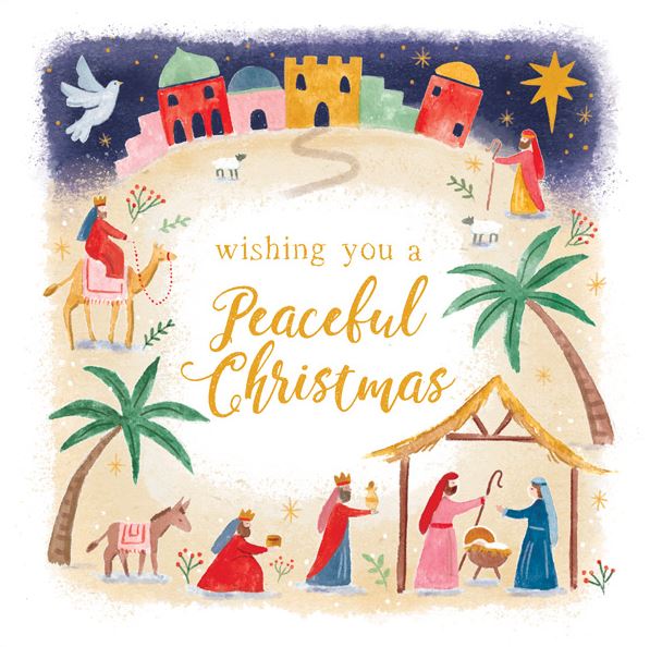 Peaceful Christmas Christmas Cards - (Pack of 10)