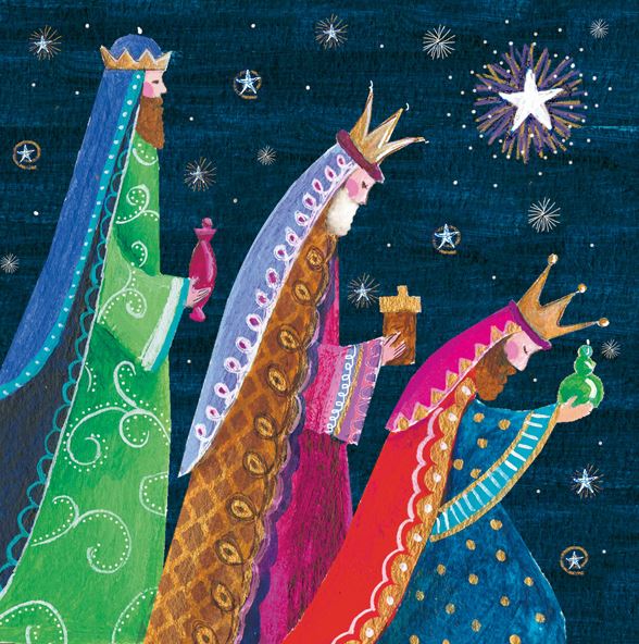 Three Kings Christmas Cards - (Pack of 10)
