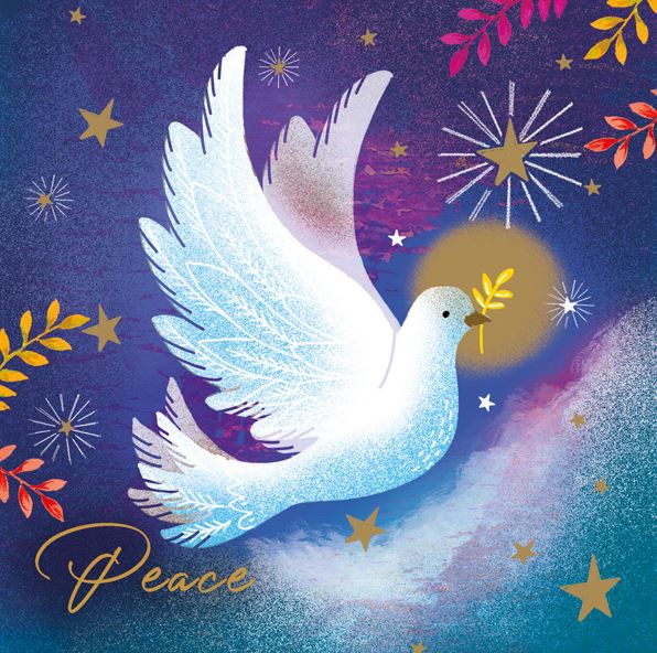 Peace Dove Christmas Cards - (Pack of 10)