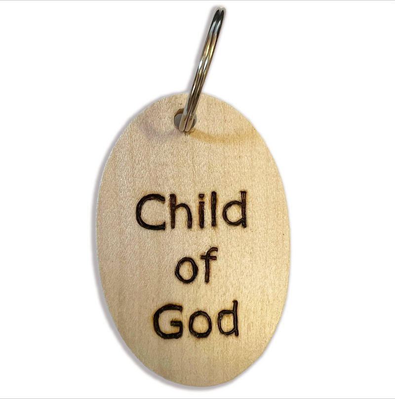 Wooden Keyring - Child of God