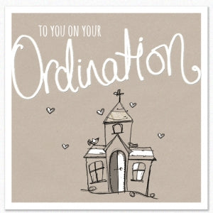 Tracey Russell Greetings Card Ordination Card