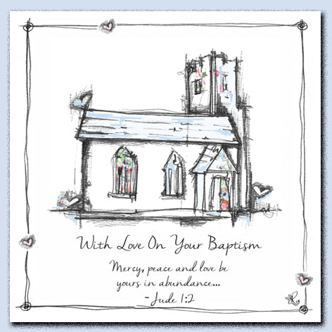 Tracey Russell - With Love on Your Baptism/ Blue Church Card