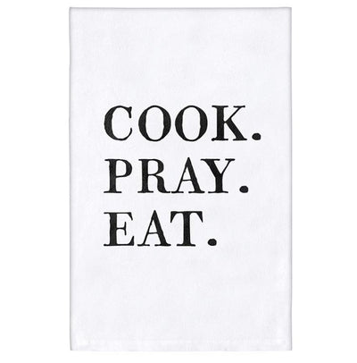 Dishcloth- Cook. Pray. Eat.