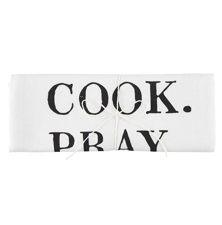 Dishcloth- Cook. Pray. Eat.