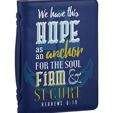 This Hope is an Anchor Leather Look Bible Cover