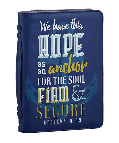This Hope is an Anchor Leather Look Bible Cover