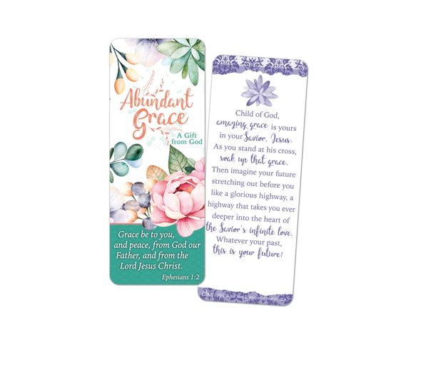 Abundant Grace Jumbo Bookmark