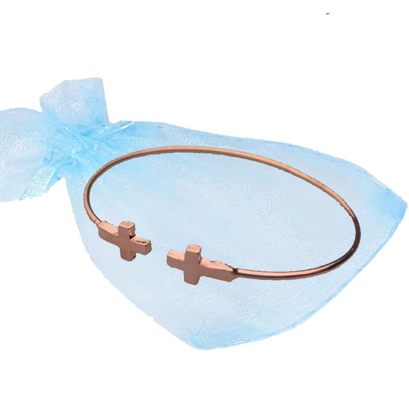 Copper Cross Bracelet