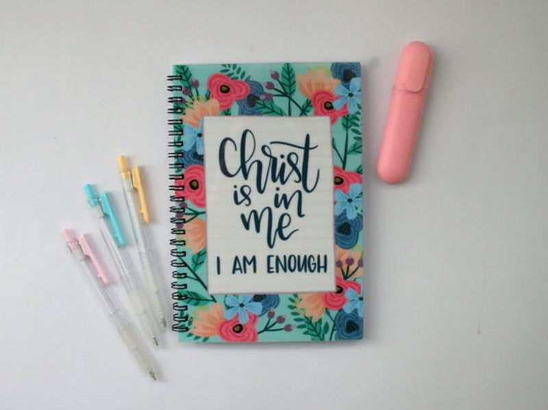 Christ Is In Me A5 Notebook