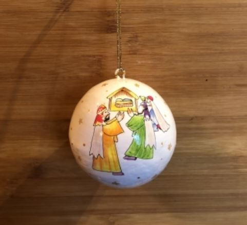 Three Kings Hand-Painted Bauble