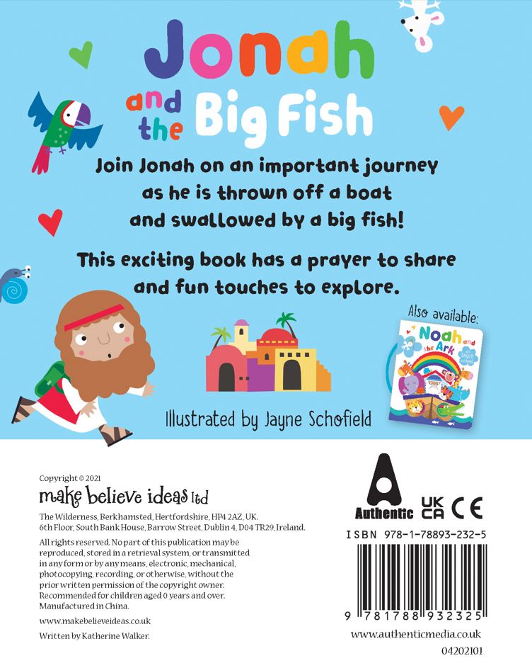 Jonah and the Big Fish with Touch and Feel by Katherine Walker