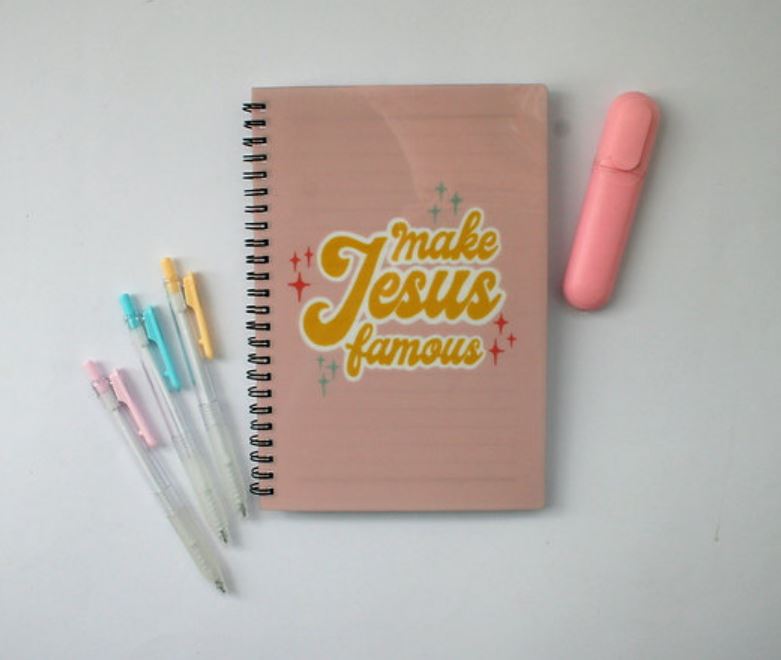 Make Jesus Famous A5 Notebook