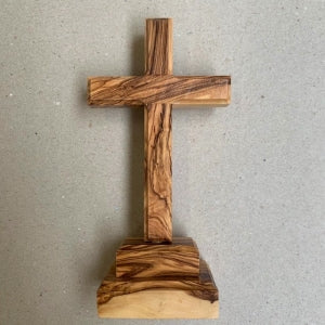 16cm Olivewood Standing Cross
