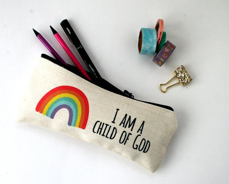 Child Of God Rainbow Pencil Case
