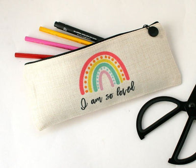 So Loved Rainbow Pencil Case