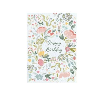 Plantable Seed Card- Flower Birthday
