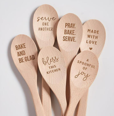 Wooden Spoon - Pray. Bake. Serve.