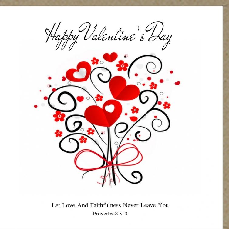 Valentines Day Blessings Card